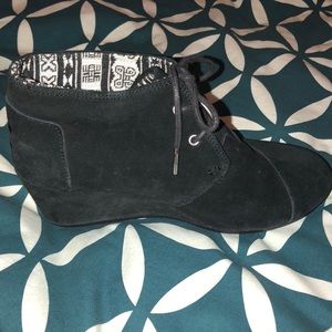 Black Toms booties
